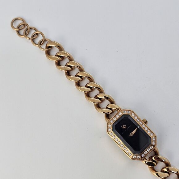 Sonia Bitton Women's Watch 20MM Black Dial Rose Gold Band Up to 7.75" NewBattery - Picture 3 of 10